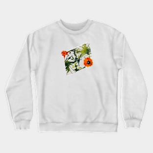 Spring Musings - Orange tulips Crewneck Sweatshirt